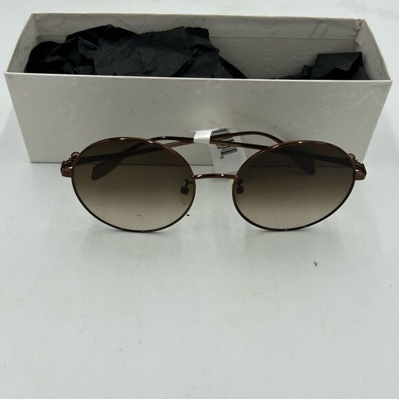 Women’s Alexander McQueen round sunglasses made in Italy - Picture 1 of 7